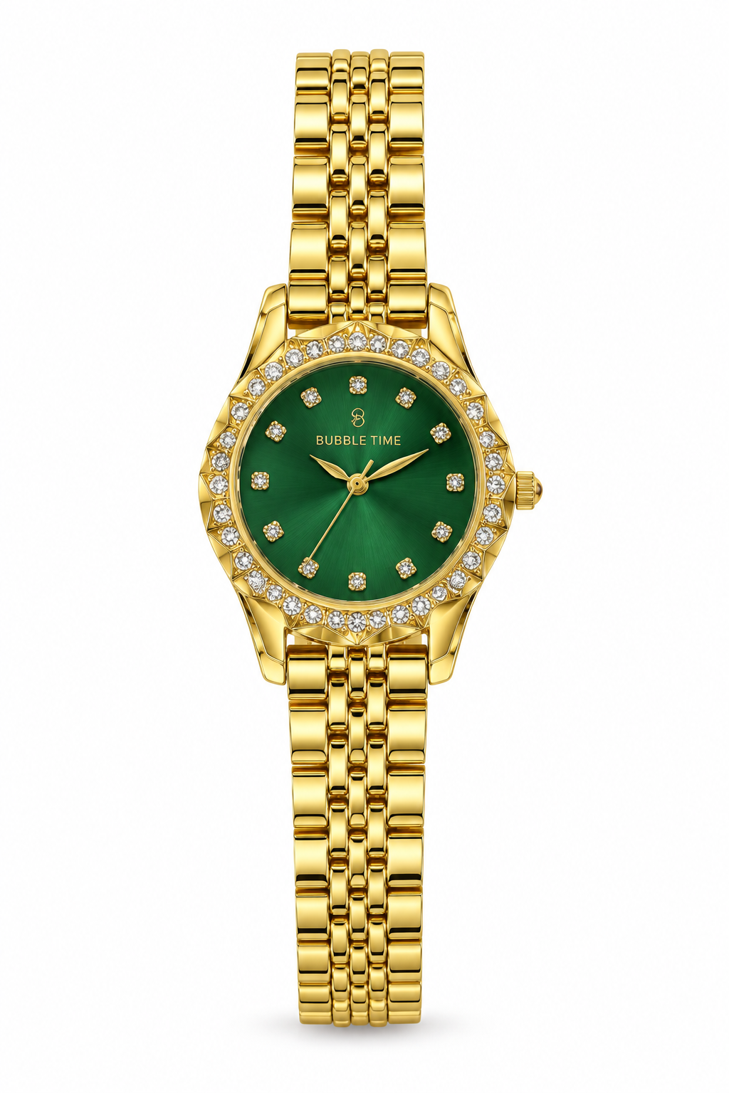 Golden Green Girl Watch ✨
